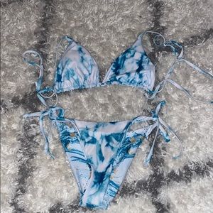Reversible Blue Bikini